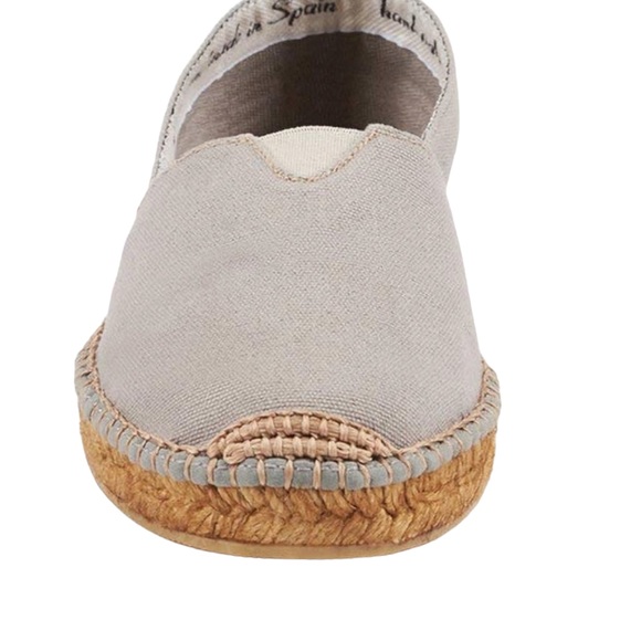 VISCATA Tan Slip-On Canvas Espradrilles NIB Size 42 Fits US 9.5 - Picture 3 of 16